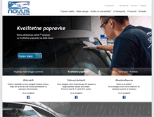 Tablet Screenshot of novusautoglass.rs